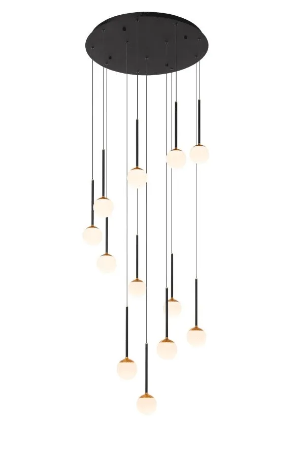 Lucide - Calina Ø70 - Taklampa - Svart