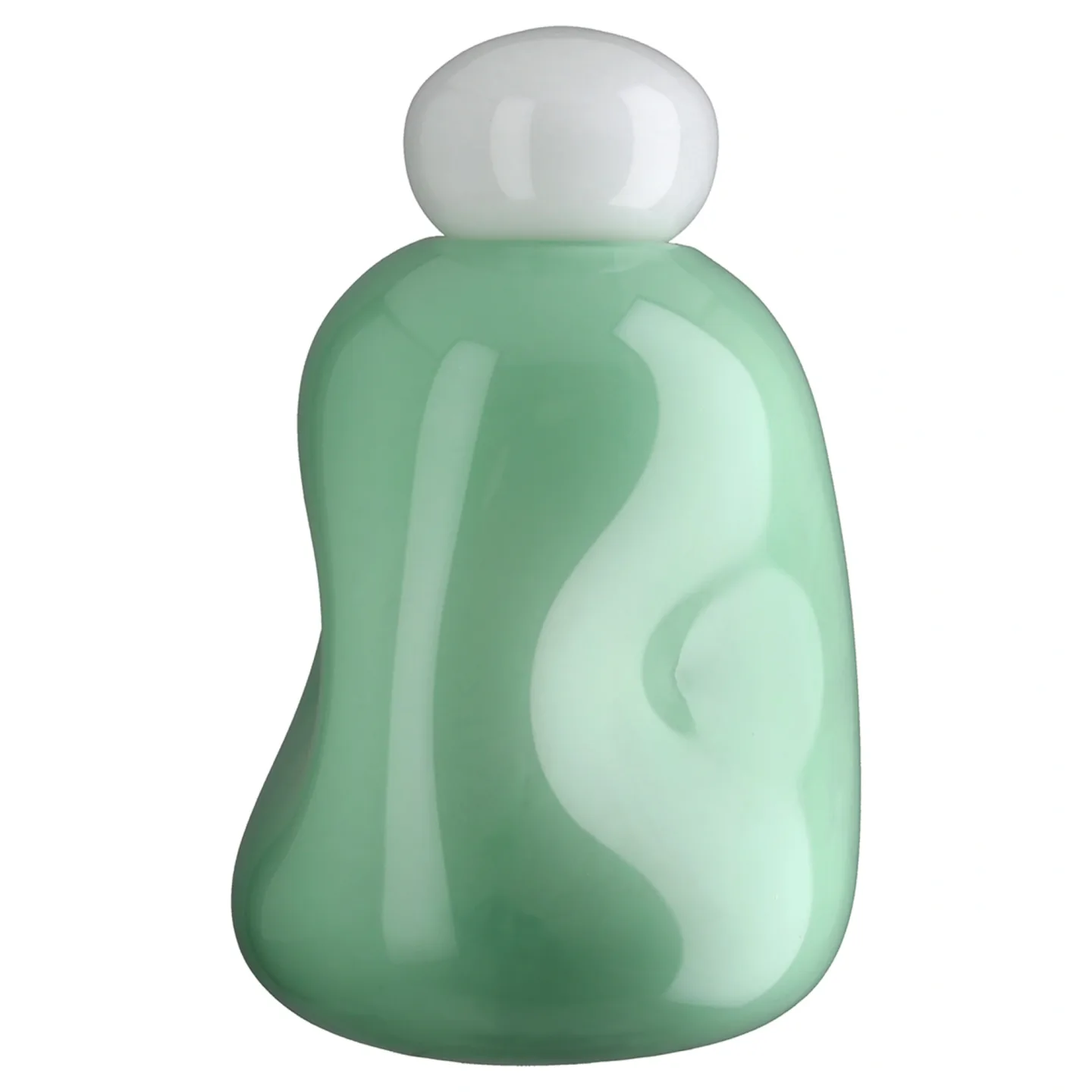 Gilde Vase Candy Glas Hellgrün H: 38 cm | Schubiger Möbel