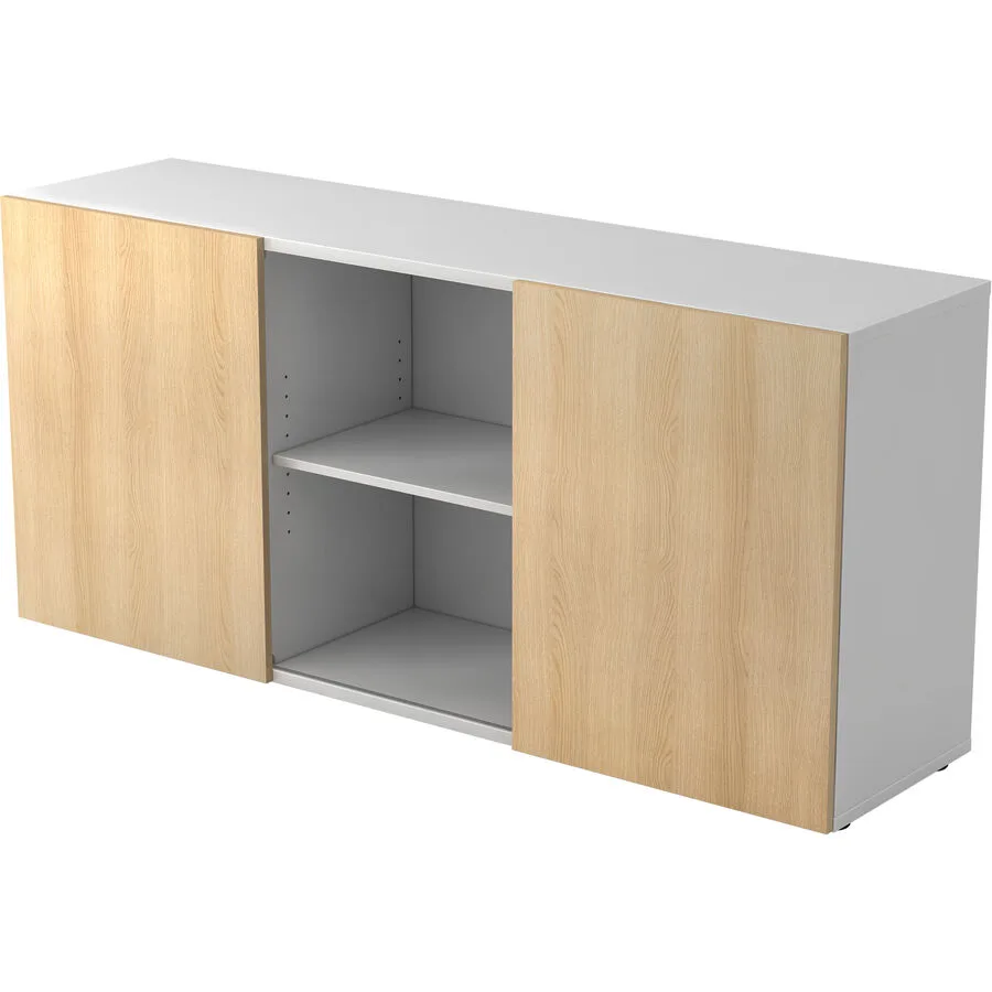 Aktenschrank Office Weiss, Eiche Holzwerkstoff B 160 cm H 74.8 cm