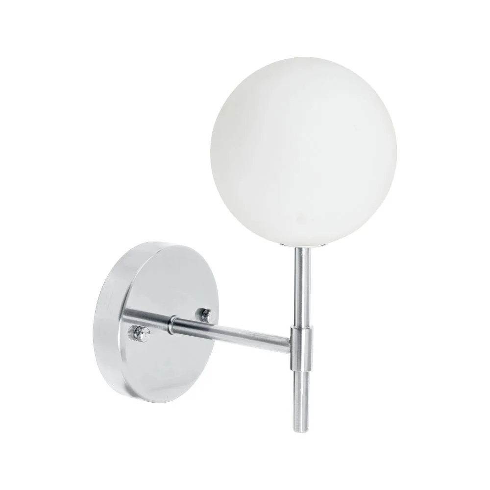 Sigma S vägglampa Krom Opal, 25 cm - Pr Home