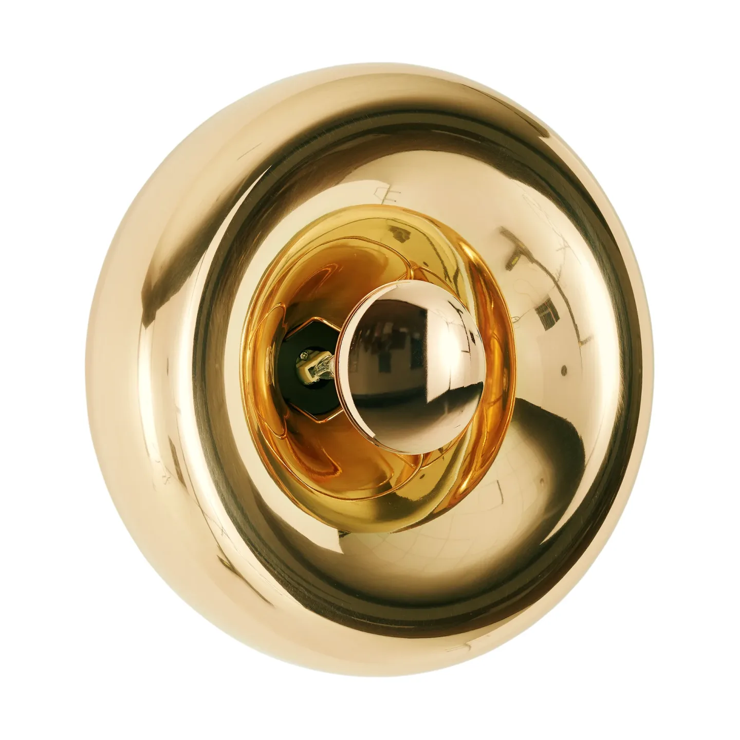 Tom Dixon Void Surface Wandleuchte LED Ø30 cm Brass