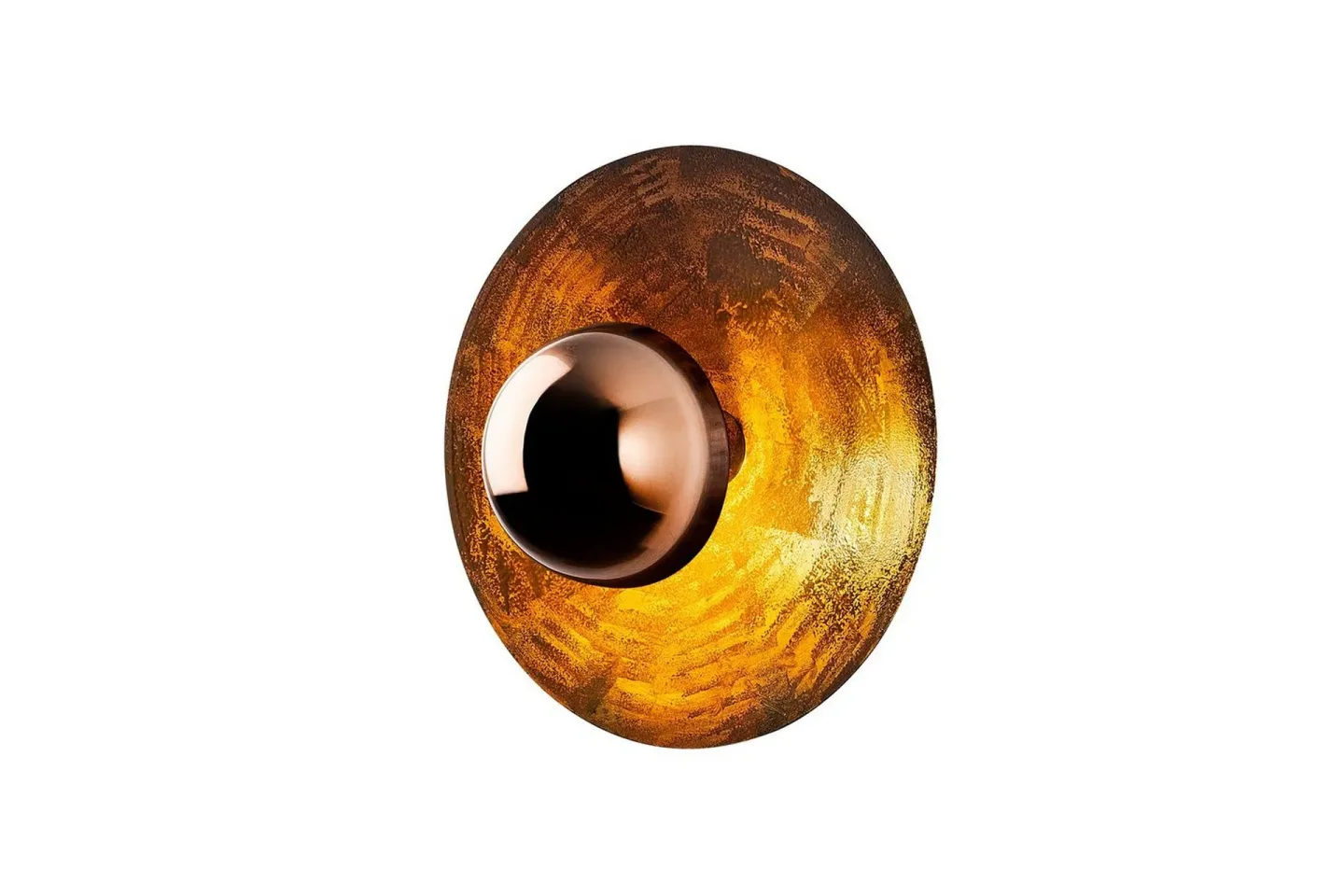 Vägglampa Zindale Koppar - 38 x 31 cm