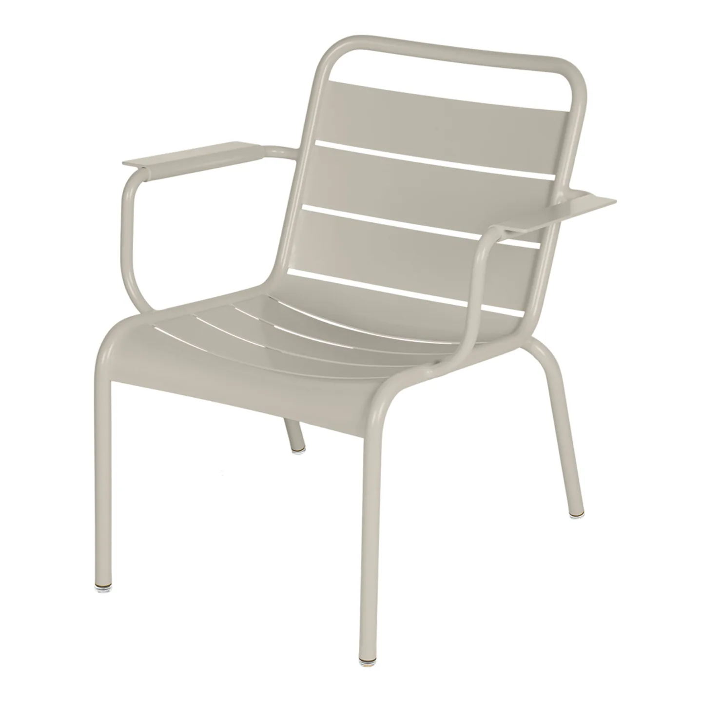 Fermob - Luxembourg Lounge Armchair Clay Grey A5 - Fåtöljer utomhus - Frédéric Sofia - Grå - Metall