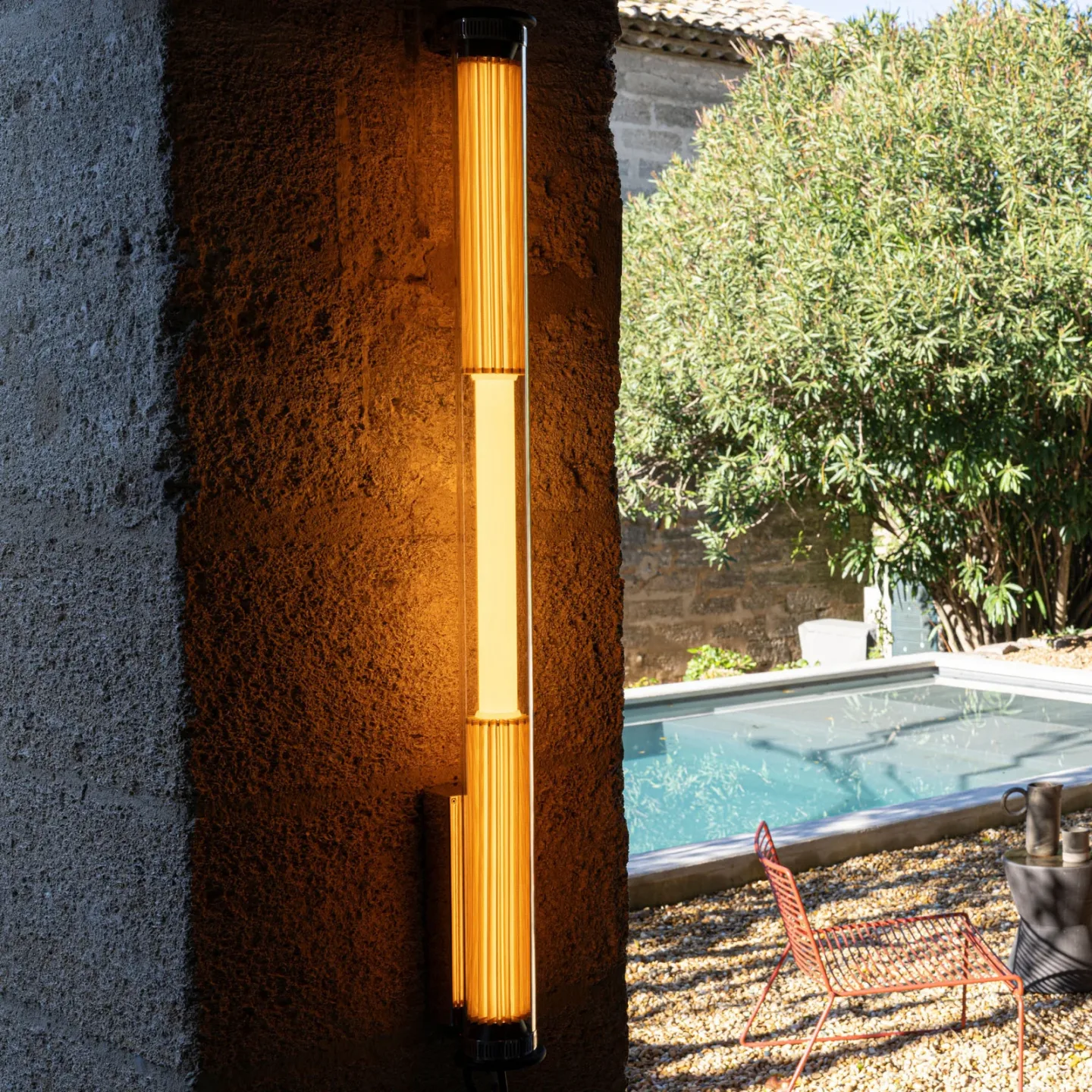 ITT360 Wandleuchte 1000, gold, Borosiligatglas - DCW - Badezimmer - Design - Einflammig