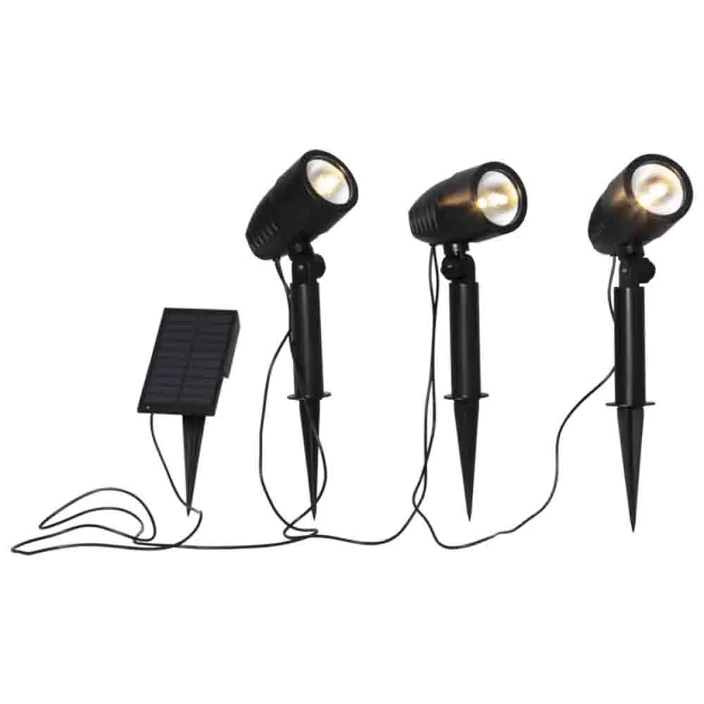 Solcellsspotligthts Powerspot x 3 st