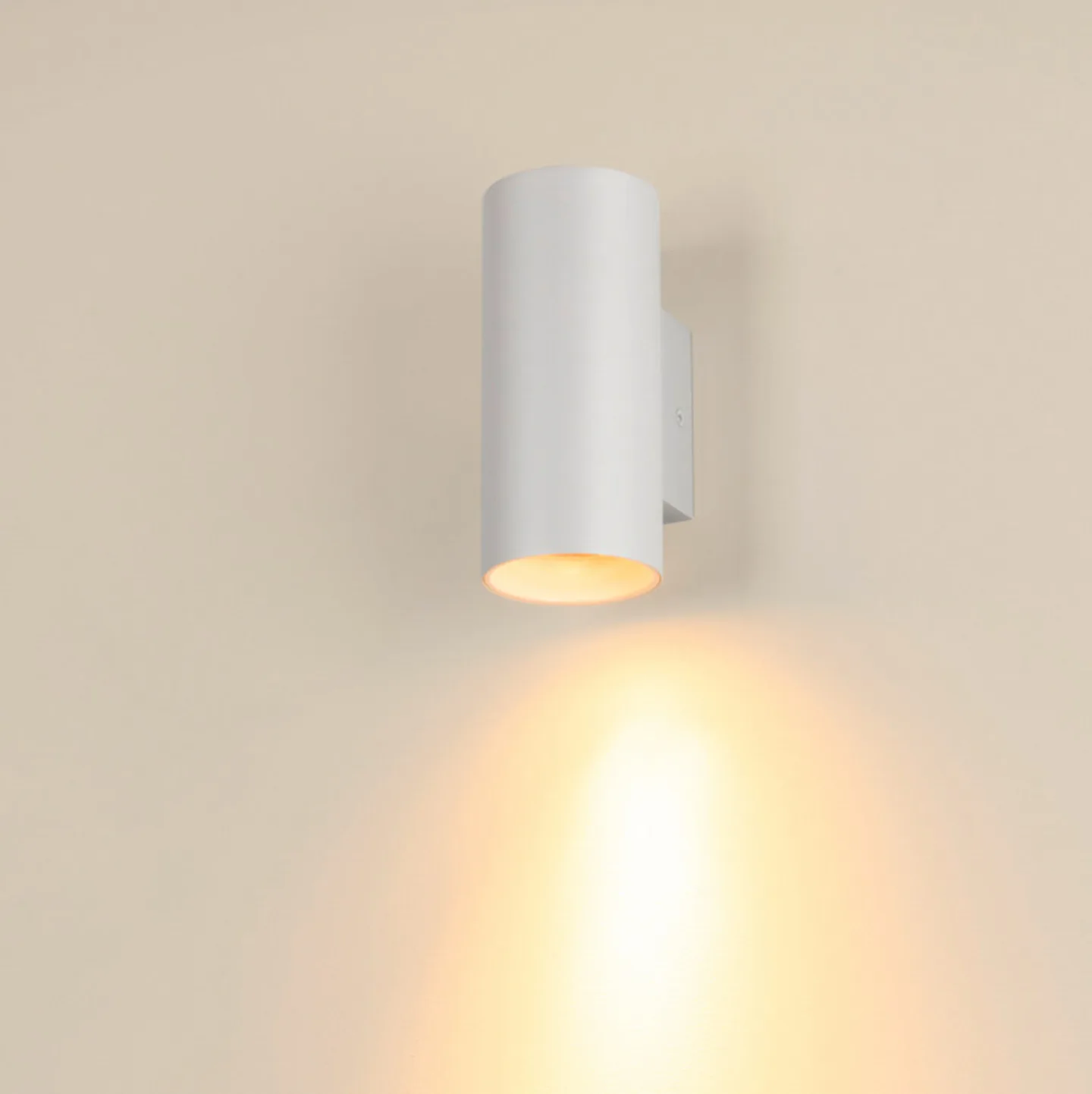 Asto Tube væglampe hvid - SLV - Stue - Moderne - Metal - Med én lyskilde