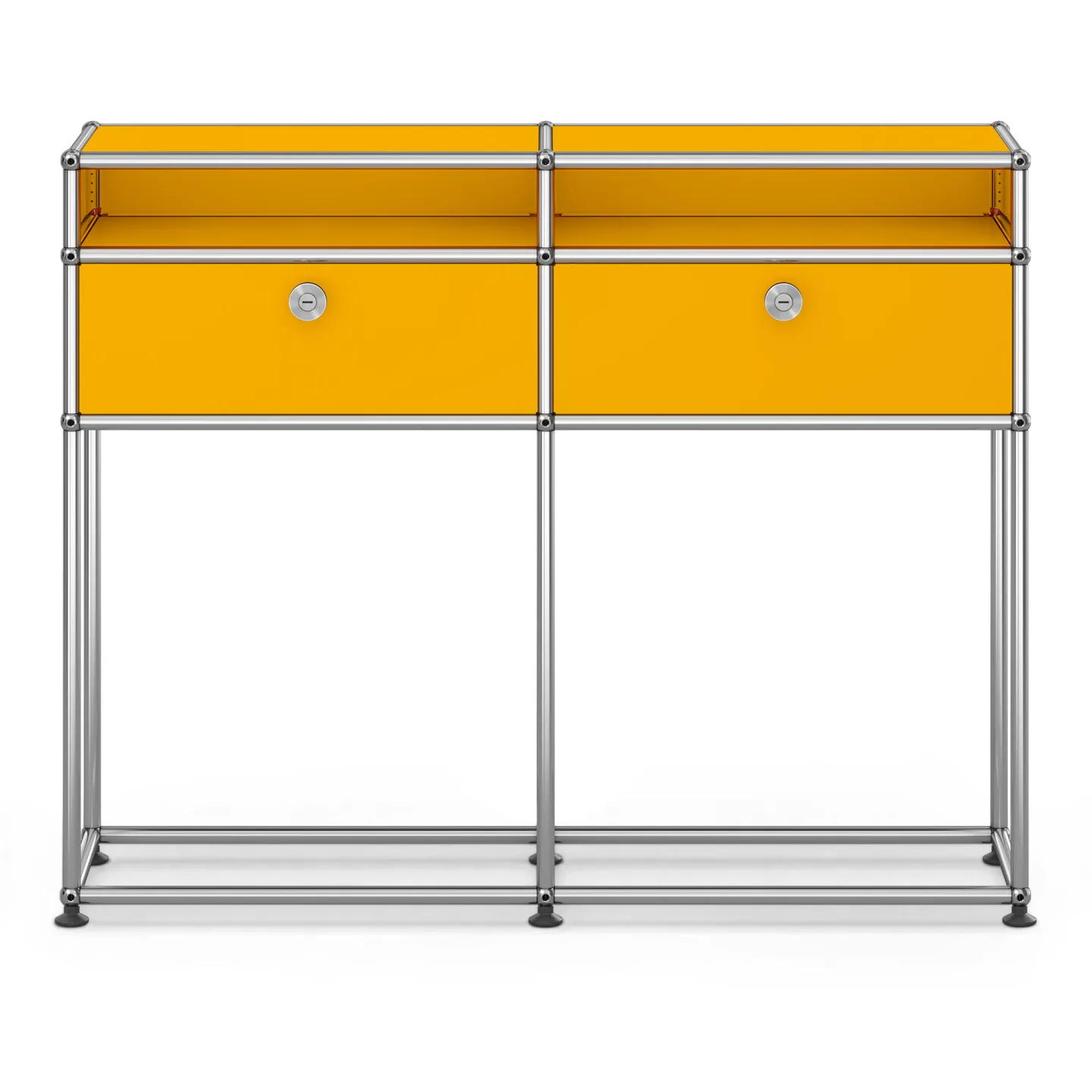 USM - USM Haller Sideboard M51 Golden Yellow - Skänkar och sideboards - Fritz Haller & Paul Schärer - Gul - Metall