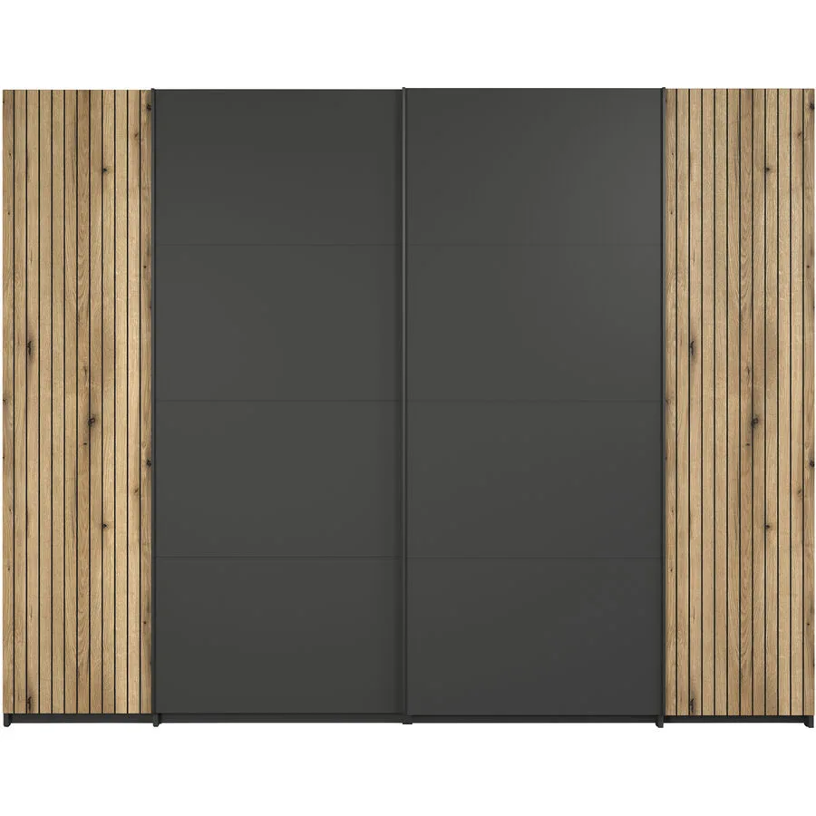 Kleiderschrank Beatrice anthrazit Holzwerkstoff B 270 cm