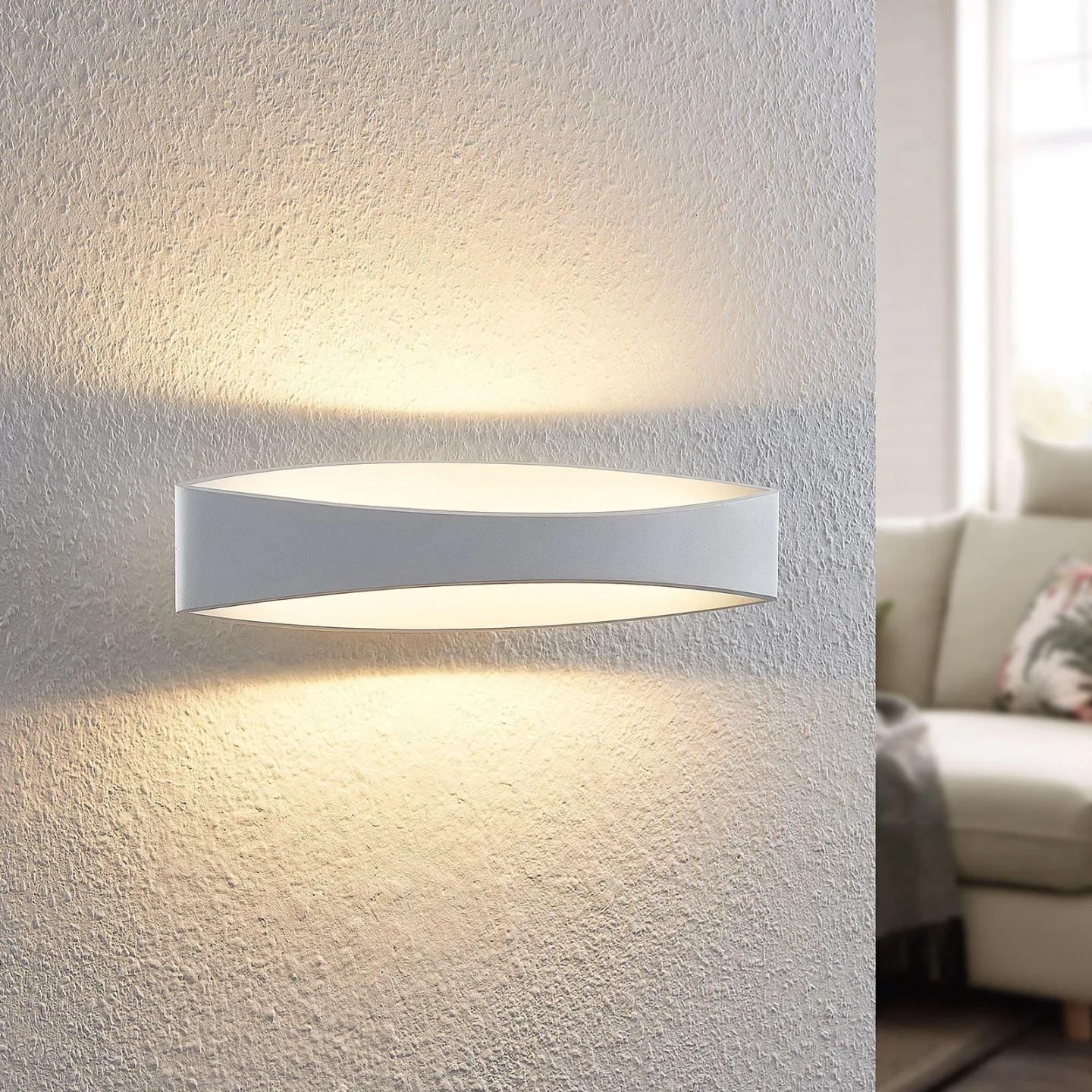 Jelle Vegglampe White - Arcchio - Stue - Moderne - Metall