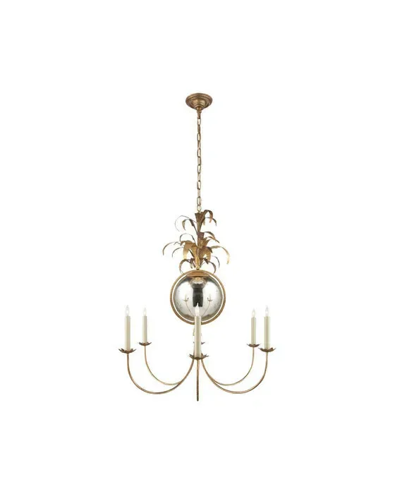 Gramercy Medium Chandelier Gilded Iron