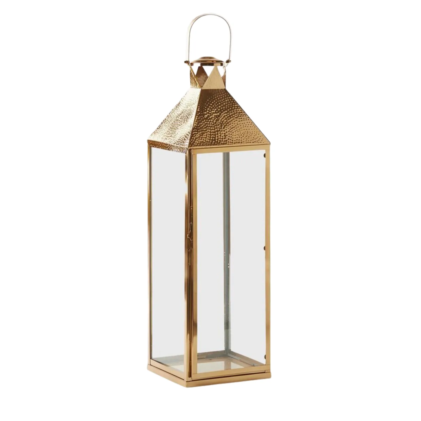 Edg Laterne Metall Gold H: 107 cm | Schubiger Möbel