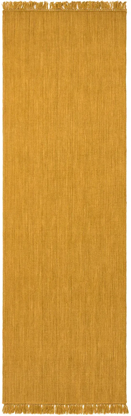 Chhatwal & Jonsson Nanda Flurteppich Masala yellow, 80x250 cm