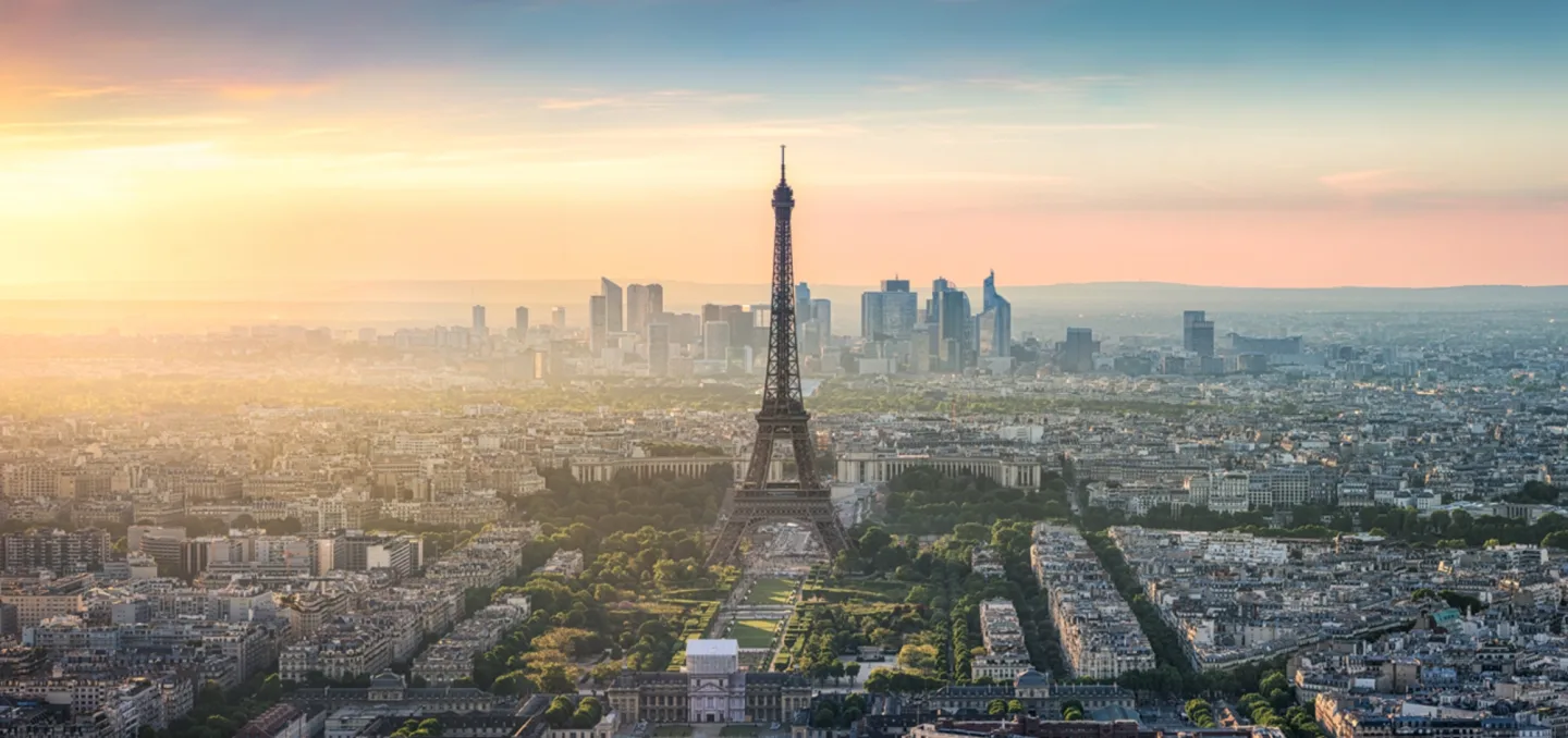image LAND Canvas Sunrise in Paris | Schubiger Möbel