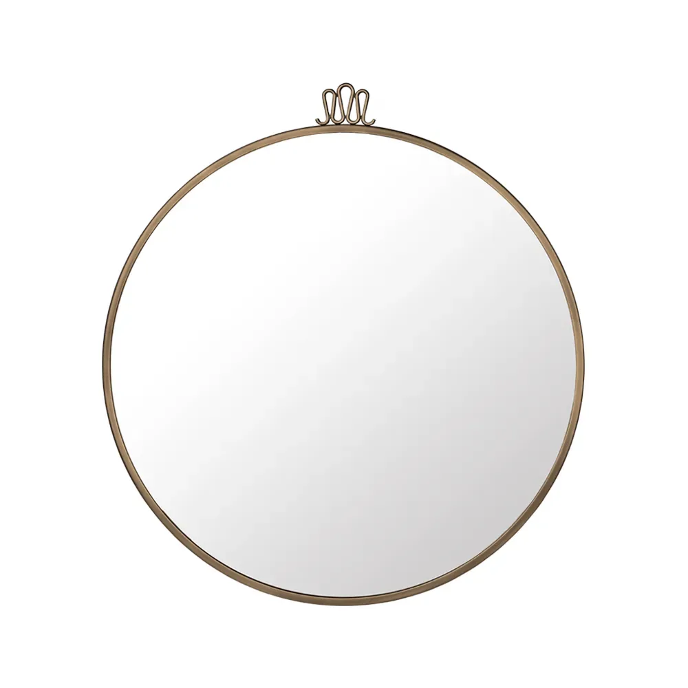 GUBI Randaccio spegel antique brass, large