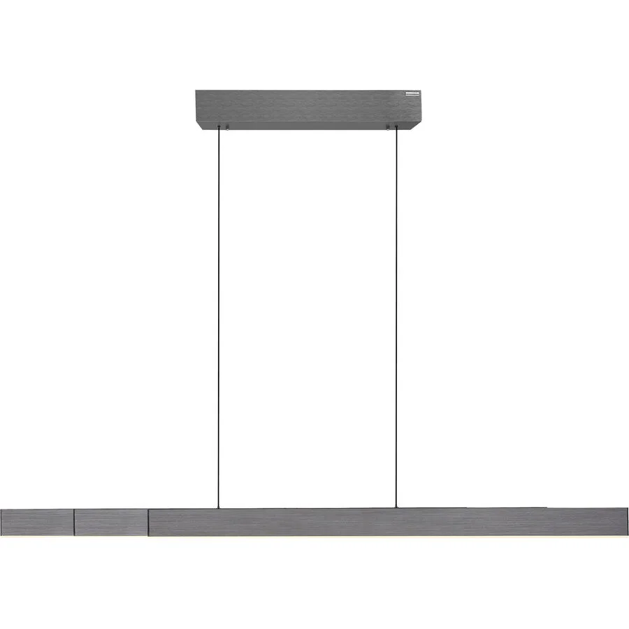 Moto-Rise LED-Hängeleuchte, platin, Aluminium, CCT - PURE PURE Moto-Rise - Wohnzimmer - Modern - Metall - Mehrflammig