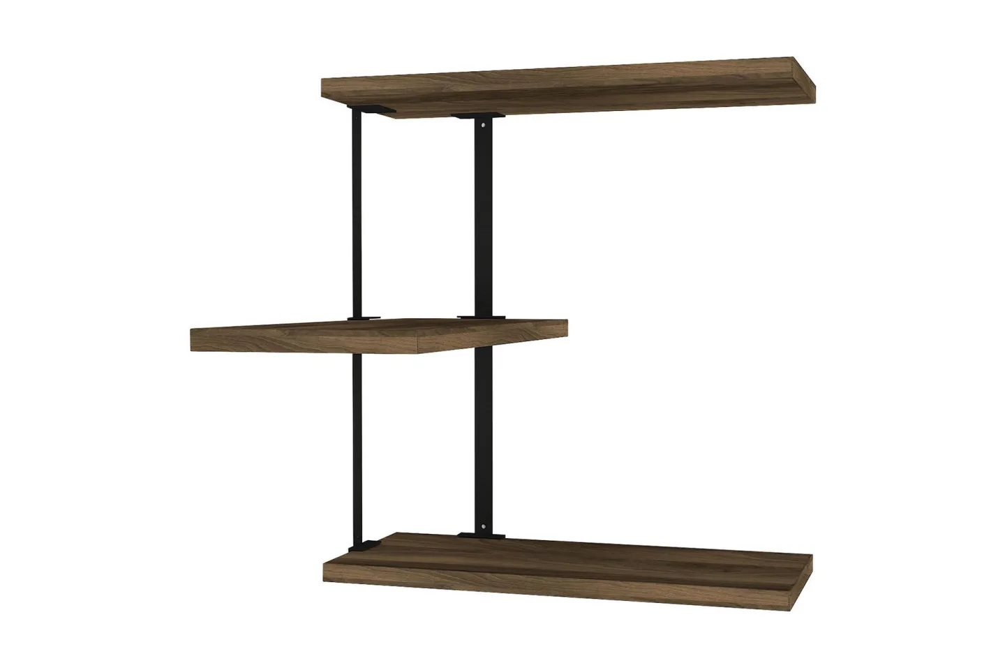Mohed Vägghylla 45 cm - Brun/Svart