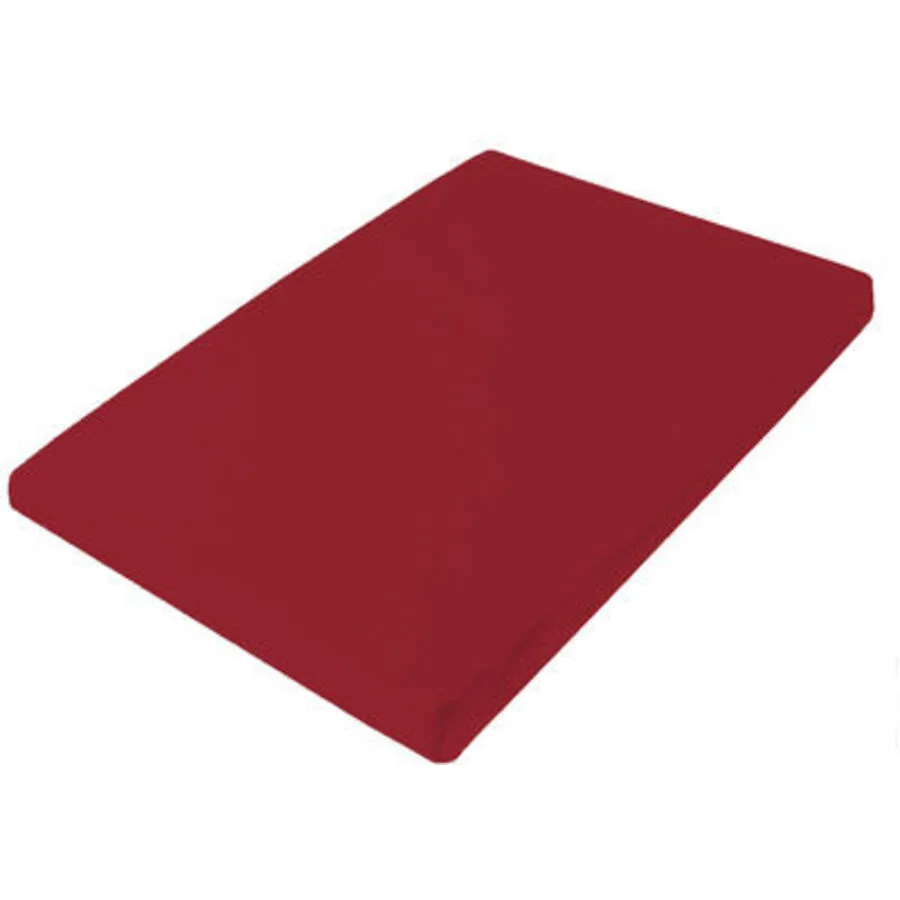 Living Home Fixleintuch Uni weinrot Baumwolle 160 x 200 cm