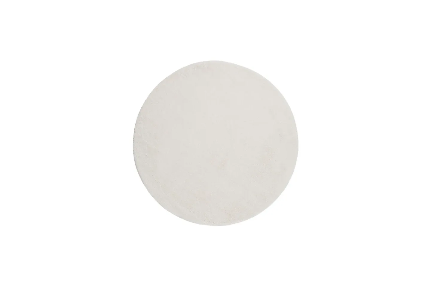 Soft Wiltonmatta Rund 160 cm - Vit