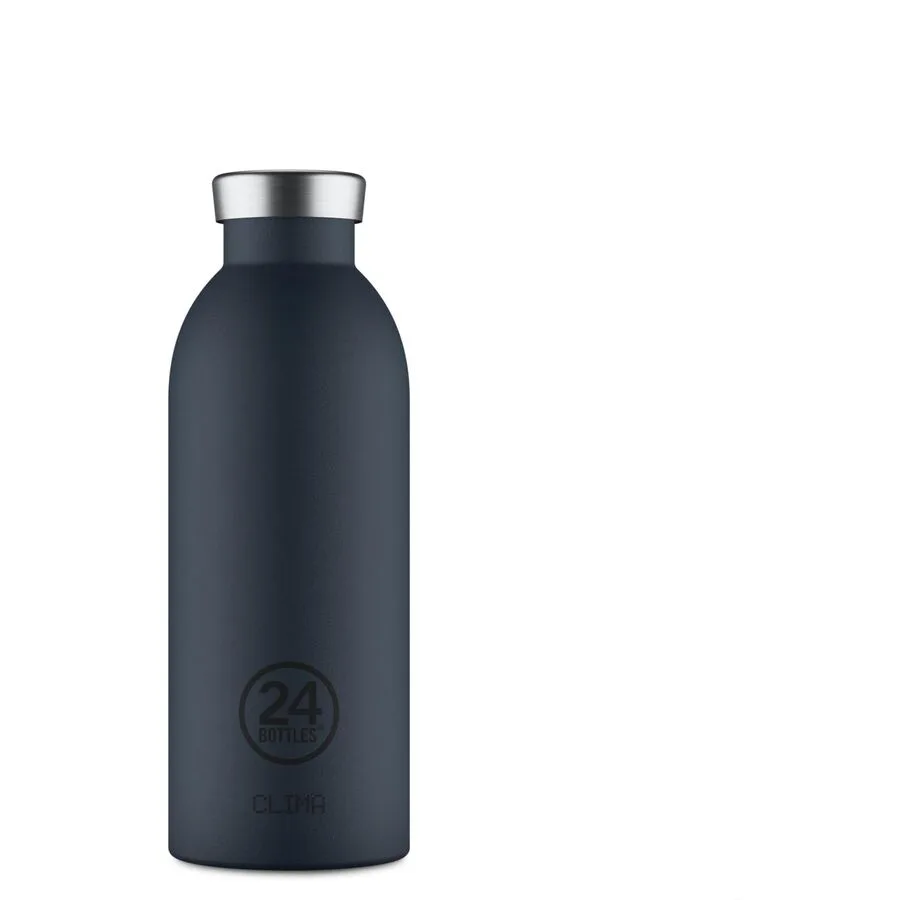 Thermosflasche 24 Bottles Blau Edelstahl 20.5 cm - Farbe: Navy Blue