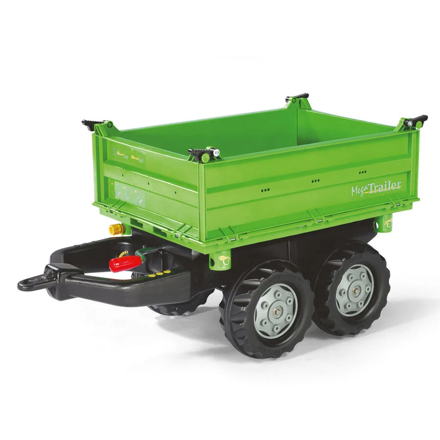 RollyMega Trailer Deutz Rolly Toys Grün Kunststoff