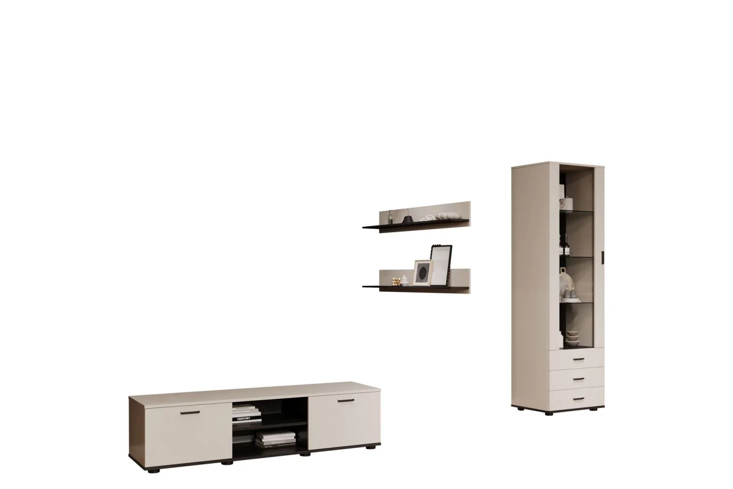 Lyrosen Möbelset För Vardagsrum - Beige