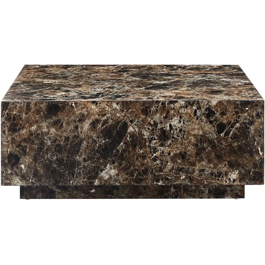 Salontisch Habit braun Holzwerkstoff B 90 T 90 cm