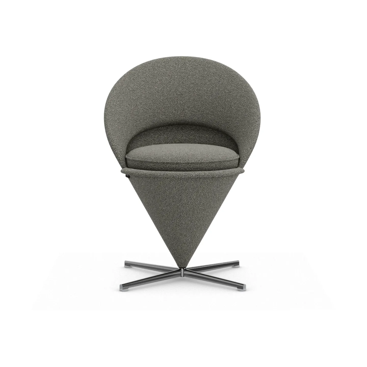 Vitra Cone Chair stol Cento salt´n pepper-rostfritt stål
