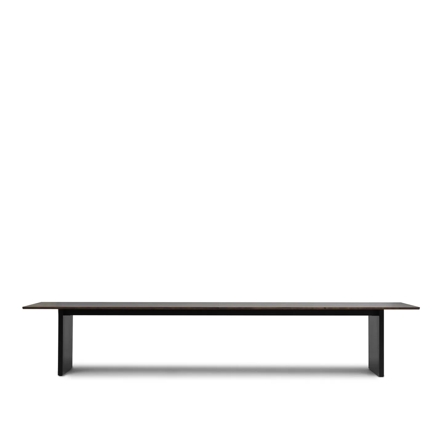 Normann Copenhagen - Panel Table 100 x 420 cm Black Dark Brown - Matbord - Simon Legald - Brun - Metall/Trä