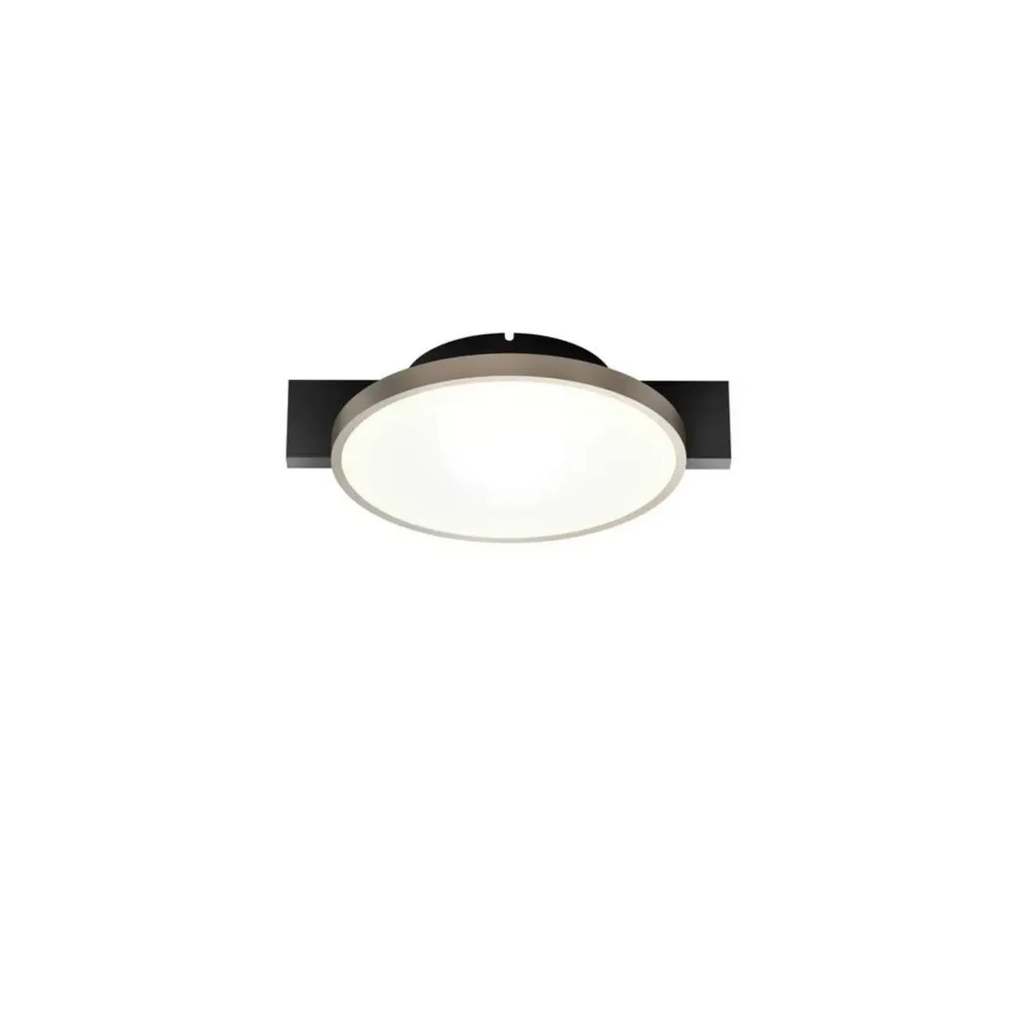 Inlay Round C1 taklampe, svart/gull, 0,5 cm - Light-Point - Soverom - Aluminium