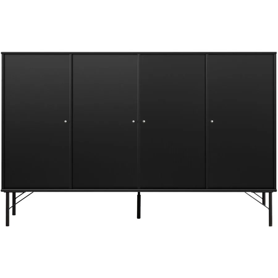 Sideboard Mister Schwarz Holzwerkstoff 136 cm 89 cm