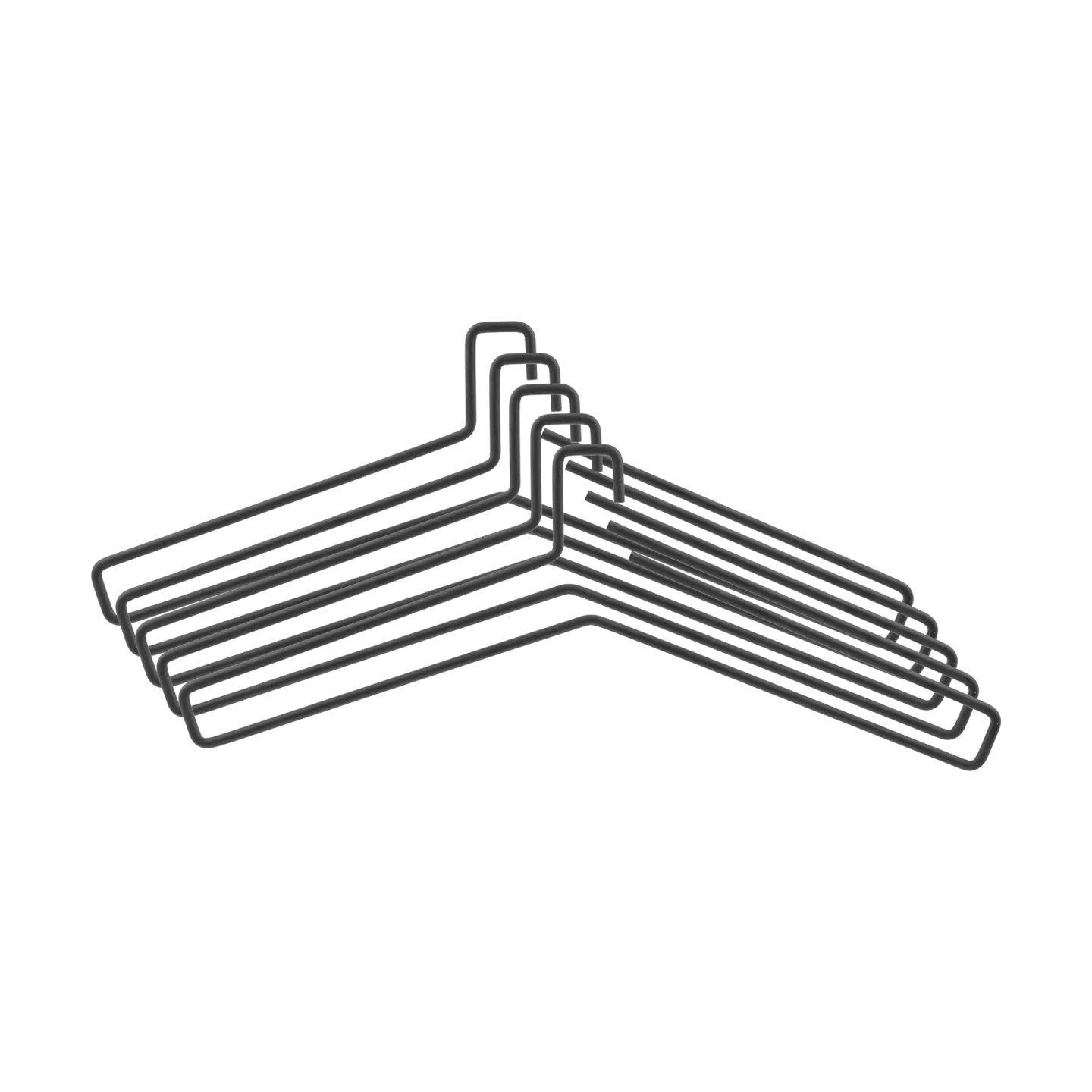Scandi Living Edge galge 5-pack Black