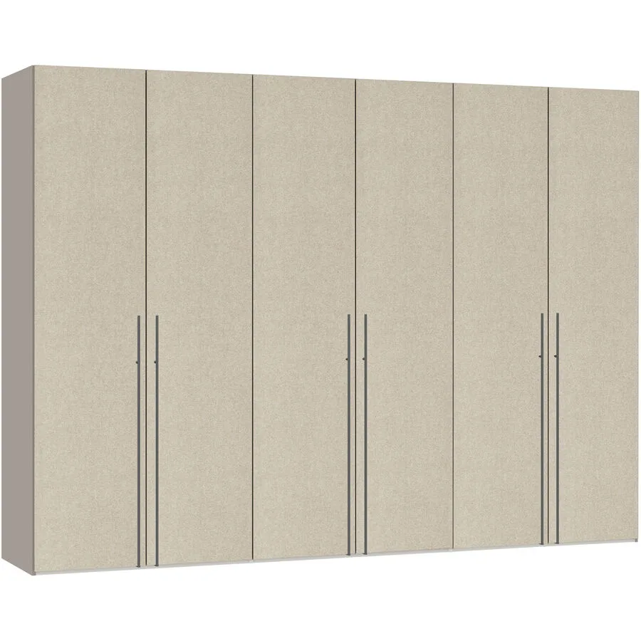 Kleiderschrank Arena Drehtüren beige Holzwerkstoff B 303 cm - Schweizer Möbelhersteller