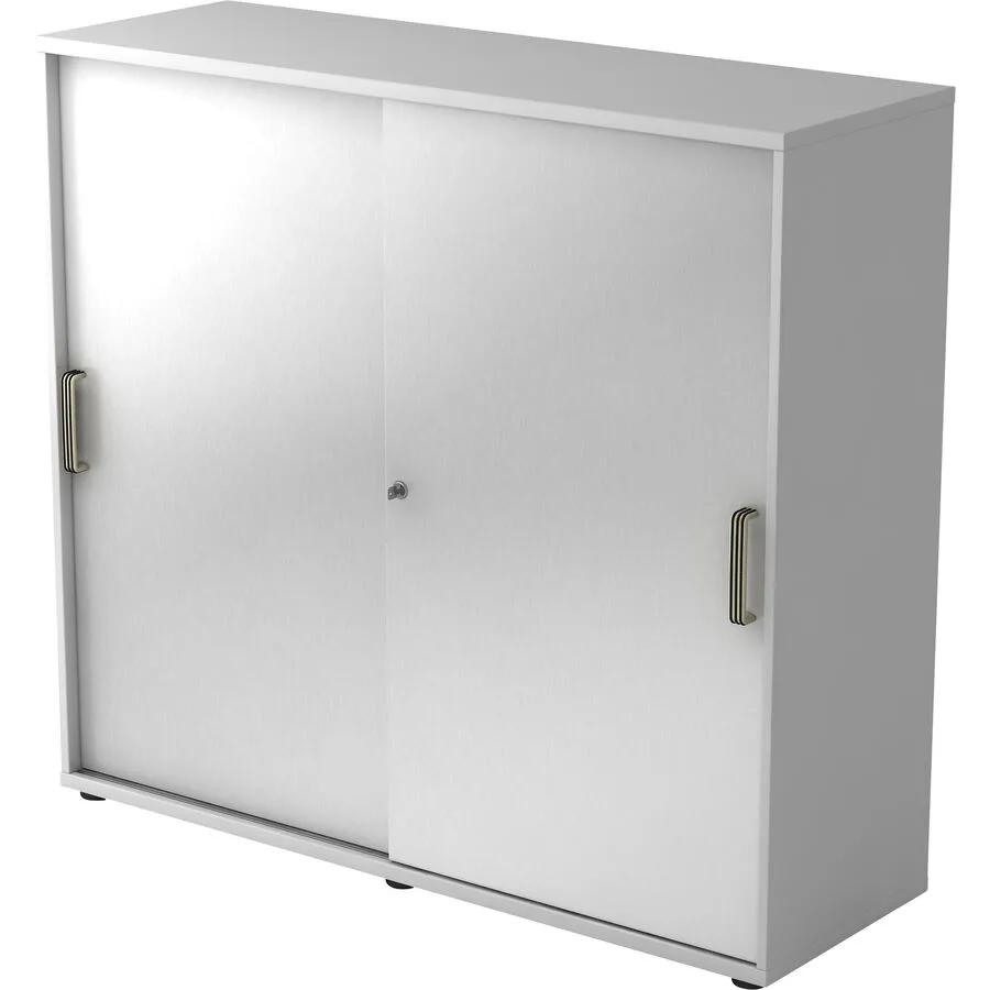 Aktenschrank Office silber Holzwerkstoff B 120 H 110 cm