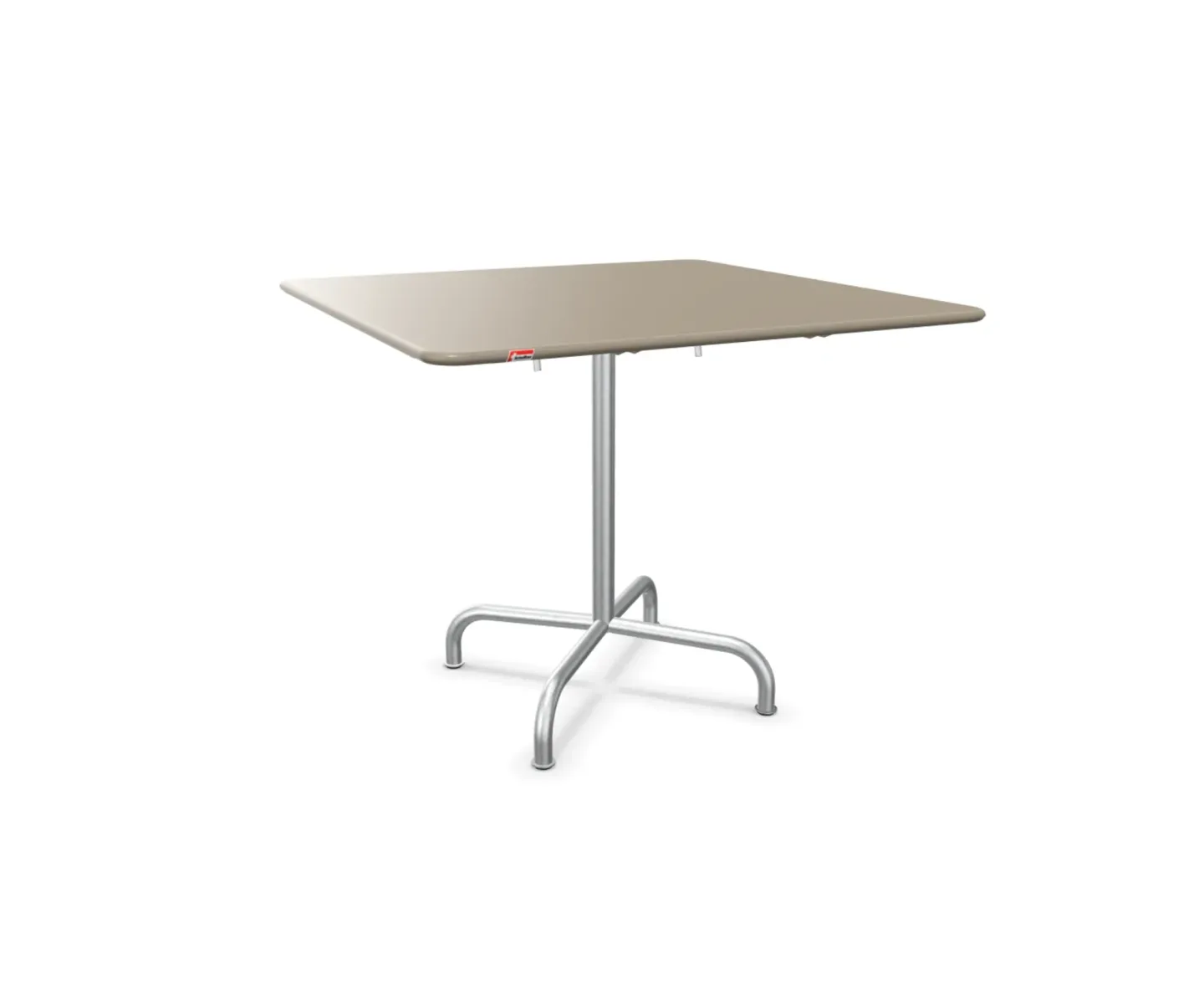 Schaffner Metall-Tisch Rigi Quadratisch Feuerverzinkt Beige | Schubiger Möbel