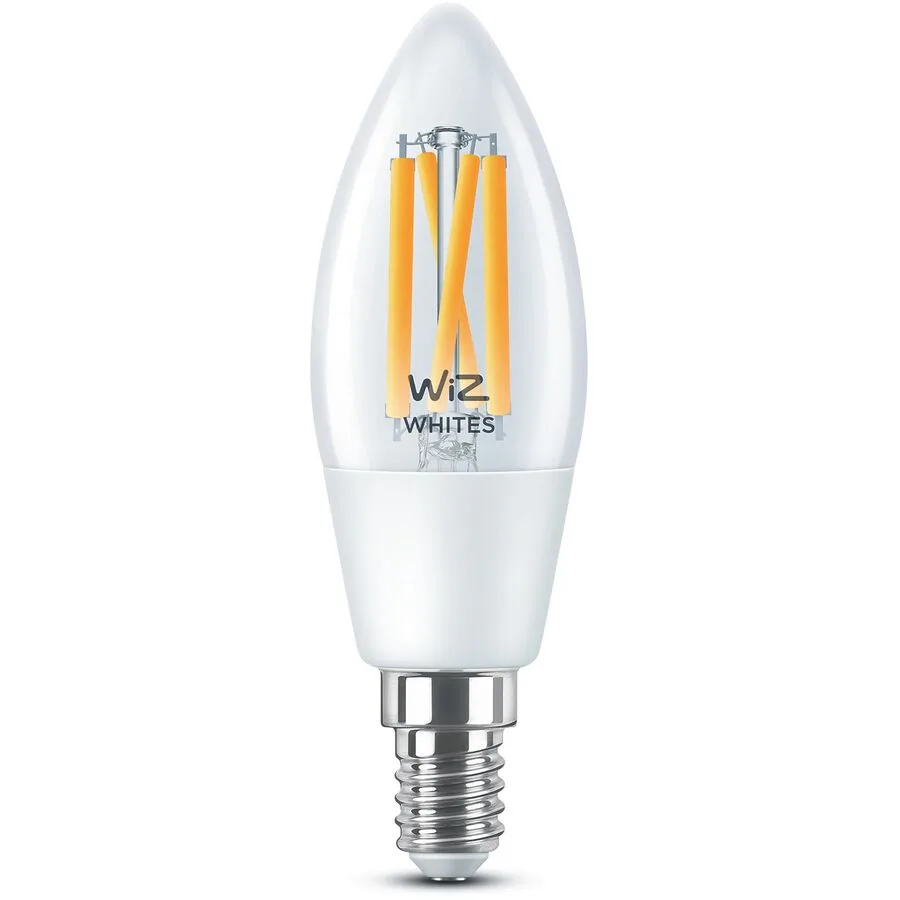 Leuchtmittel WiZ Glas E14 17.5 W - Farbe: weiss - LED - Lichtfarbe: Extra warmweiss - Helles Neutralweiss - LED Leuchtmittel
