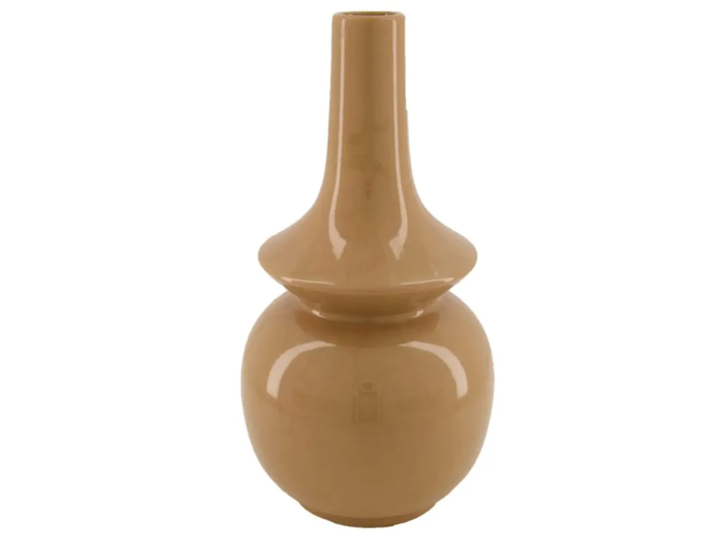 Dijk Vase Pagode, Braun H: 34 cm | Schubiger Möbel
