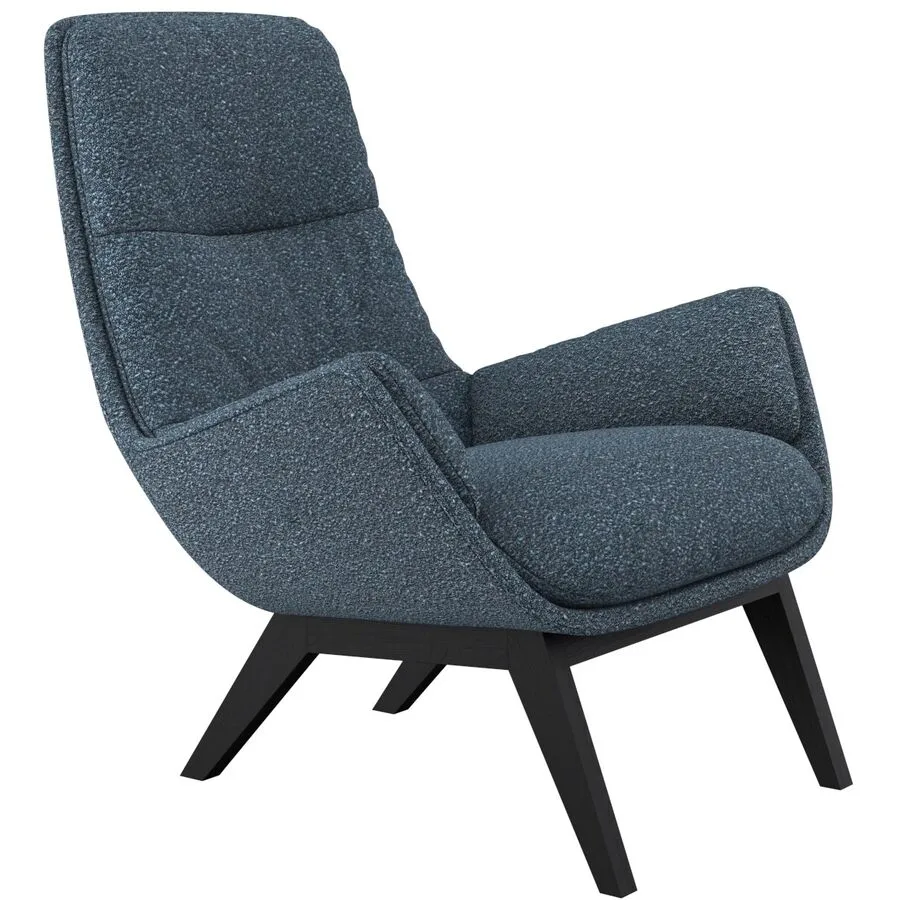 Sessel Halani stahlblau Stoff B 93 T 84 H 95 cm