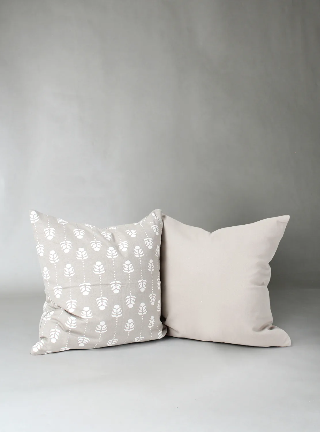 Putetrekk x 2 - Sari (beige) (Størrelse: 45 x 45)