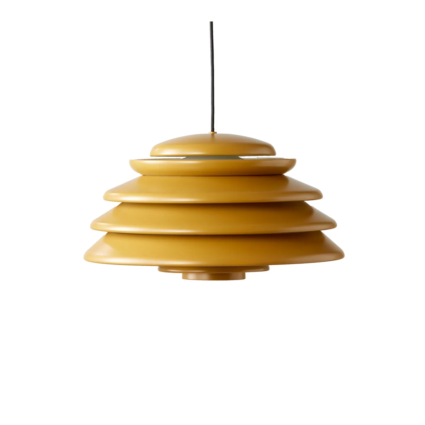 Verpan - Hive Pendant Yellow - Pendellampor - Verner Panton - Gul