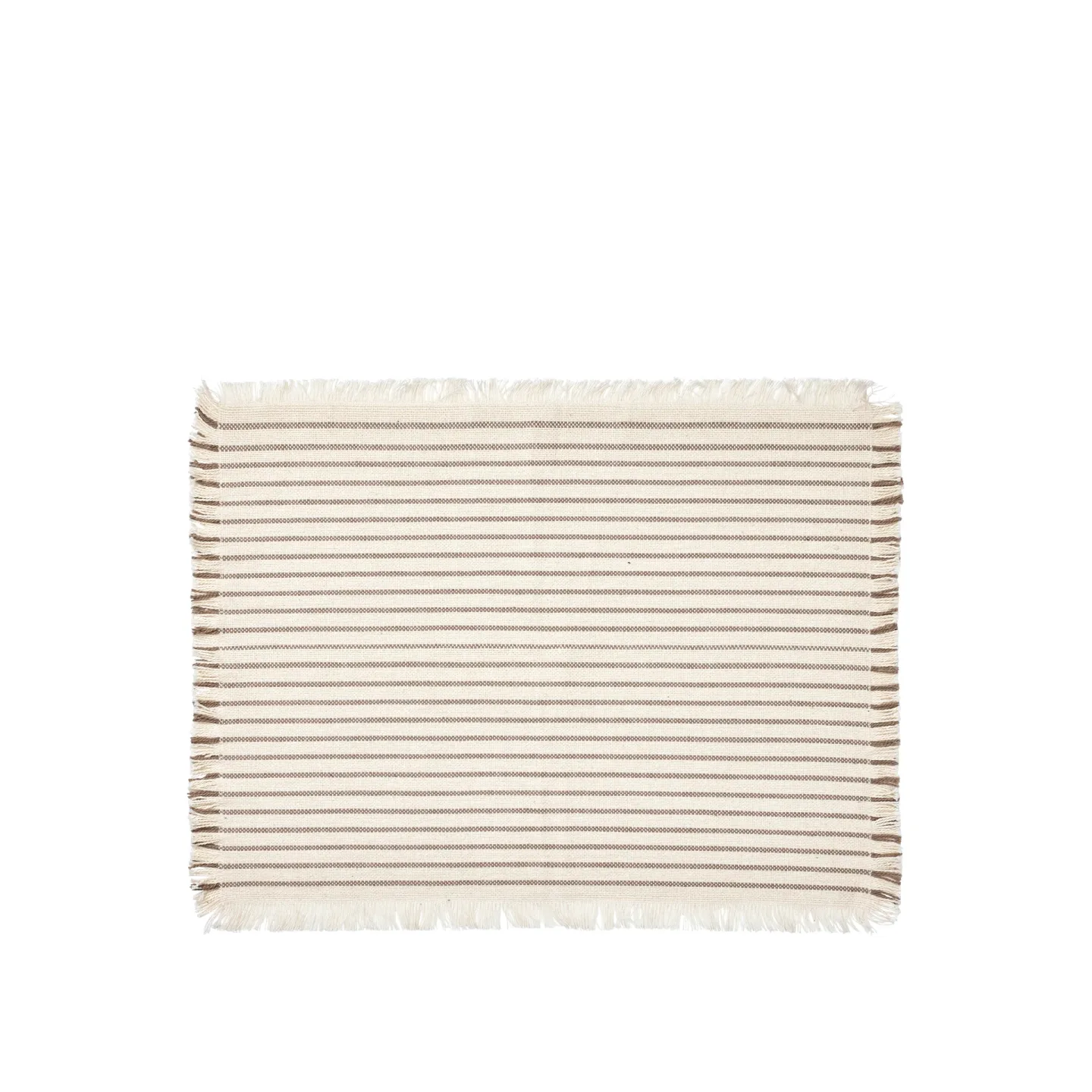 Broste Copenhagen Elouise Tischset 41,5x32 cm Knochenweiß-fungi grau