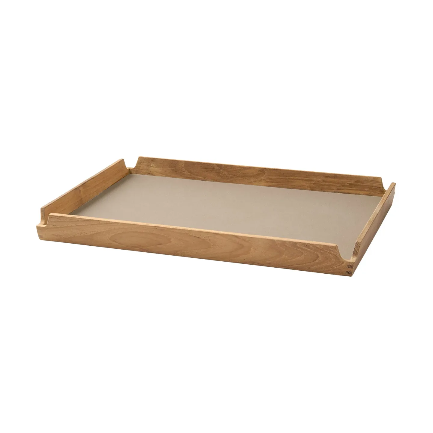 LIND DNA Airy Teak-Tablett square M Nupo clay brown