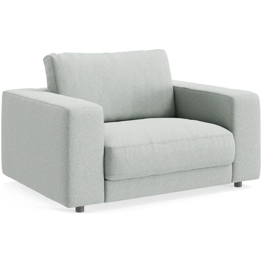 Sessel Ava platin Bezug: 100% Polyester B 140 T 107 H 86 cm - Möbel Konfigurator: Traummöbel individuell zusammenstellen