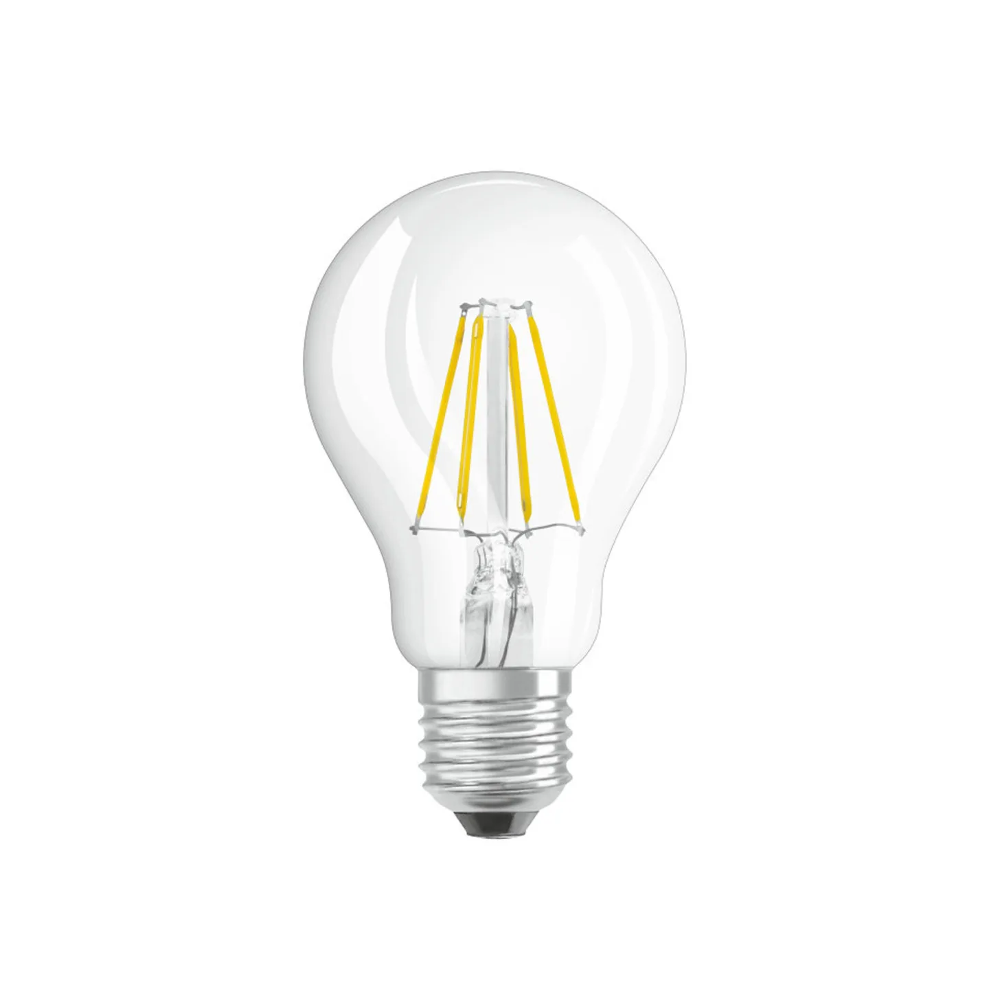 Osram - LED Ljuskälla E27 4,5W 470lm 2700K Dimbar klar - LED-lampor - Transparent