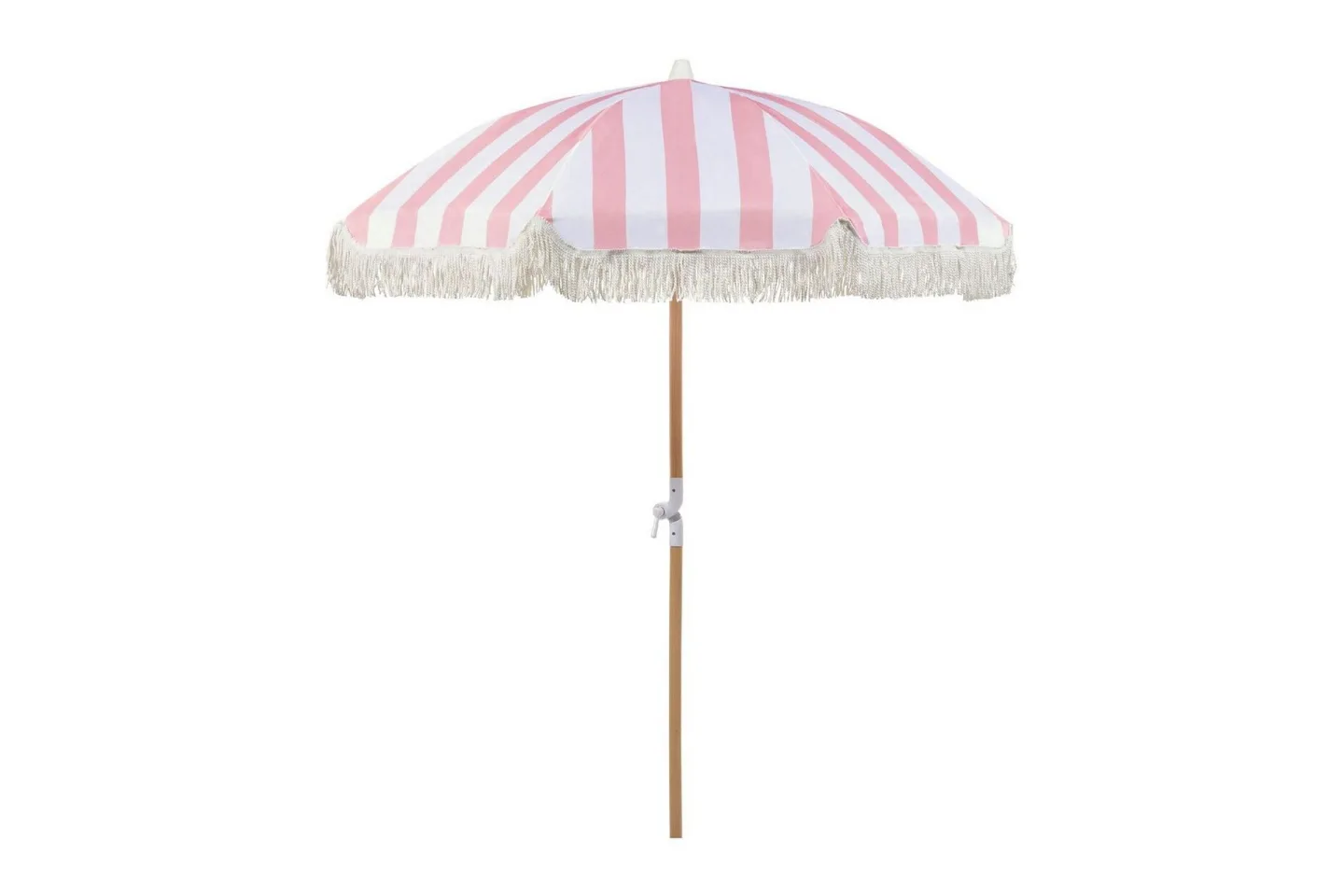 Teulon Parasoll 150 cm - Rosa/Vit/Ljusbrun
