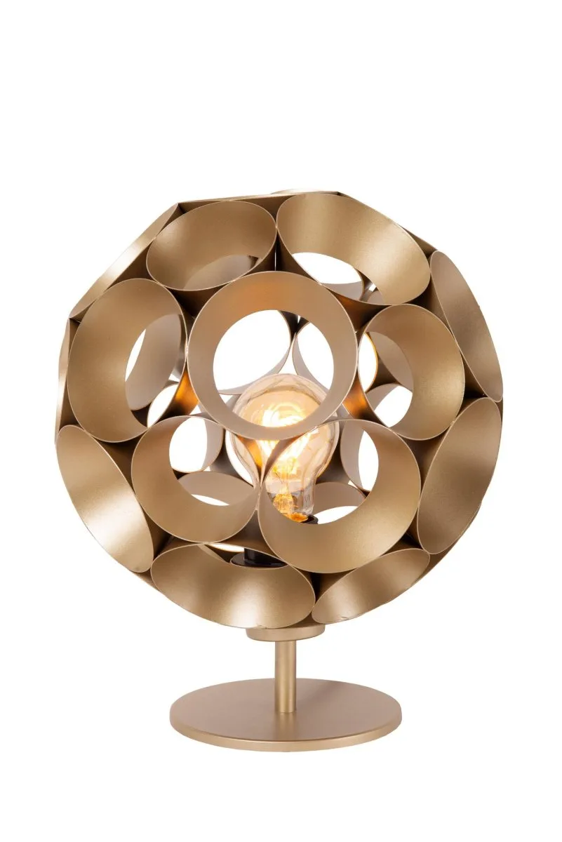 Lucide - Hannelore 30cm - Bordslampa - Mattguld/mässing