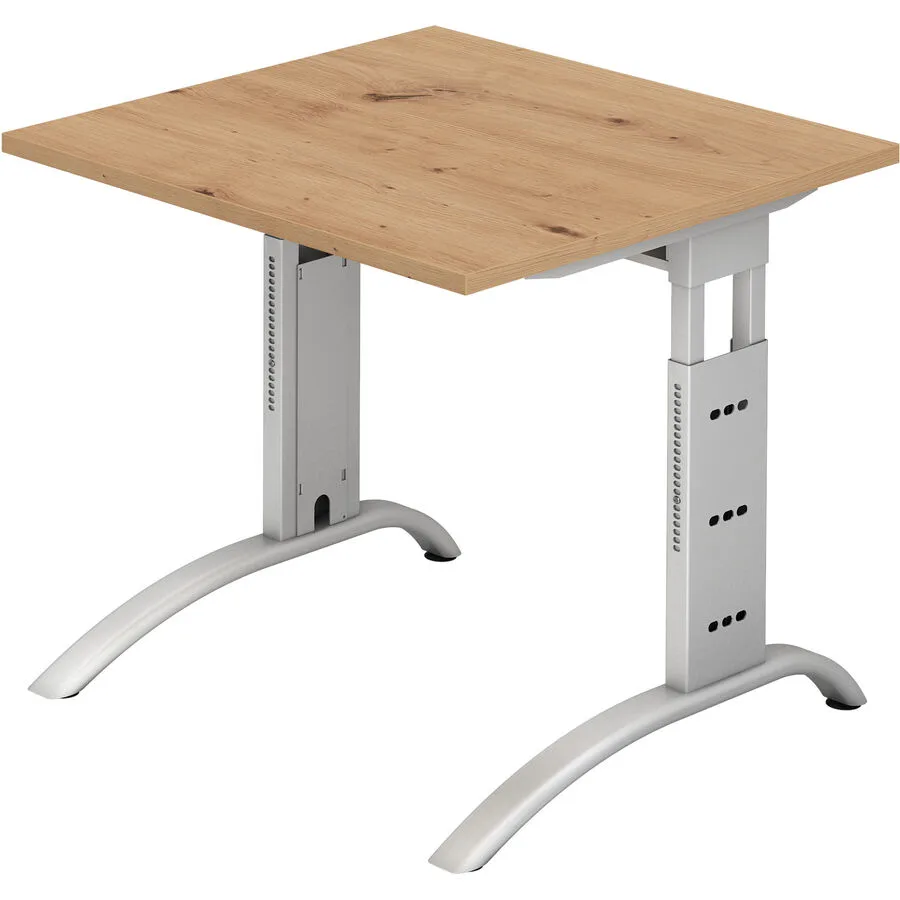 Schreibtisch Office Asteiche Holzwerkstoff B 80 T 80 cm