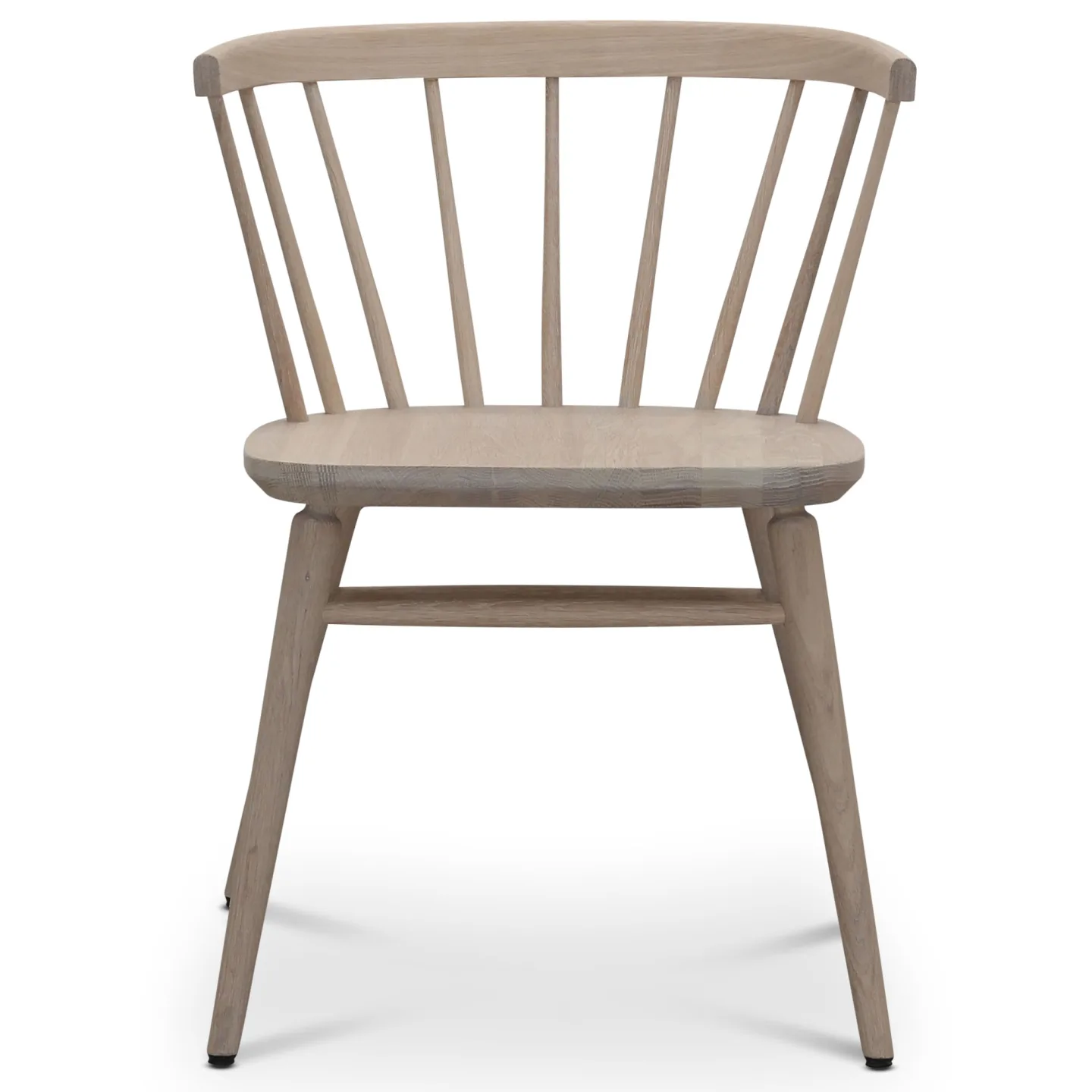 Wigells - Florida karmstol vitpigmenterad ek - Matstolar - Beige - Trä