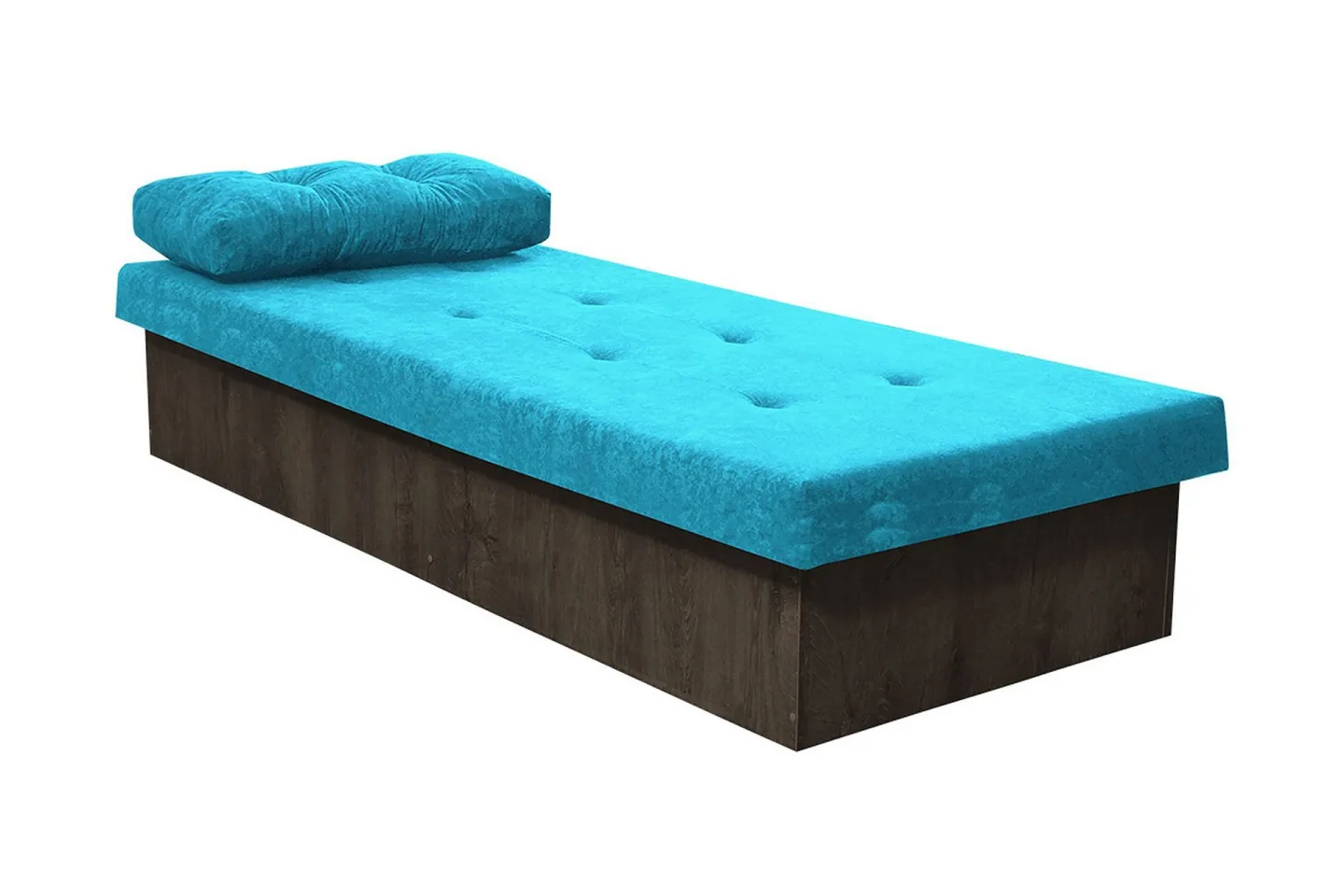 Berta Ramsäng 190x80x38 cm - Mörkt trä