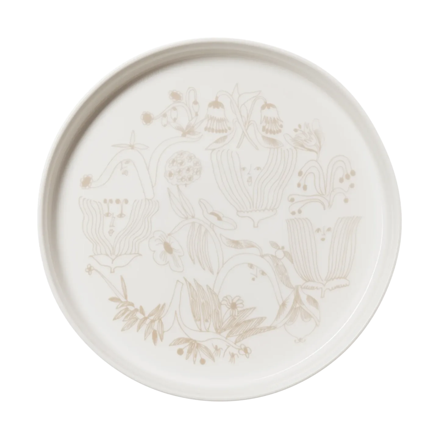 Arabia Puutarhurit runde Kuchenform Ø28 cm Beige