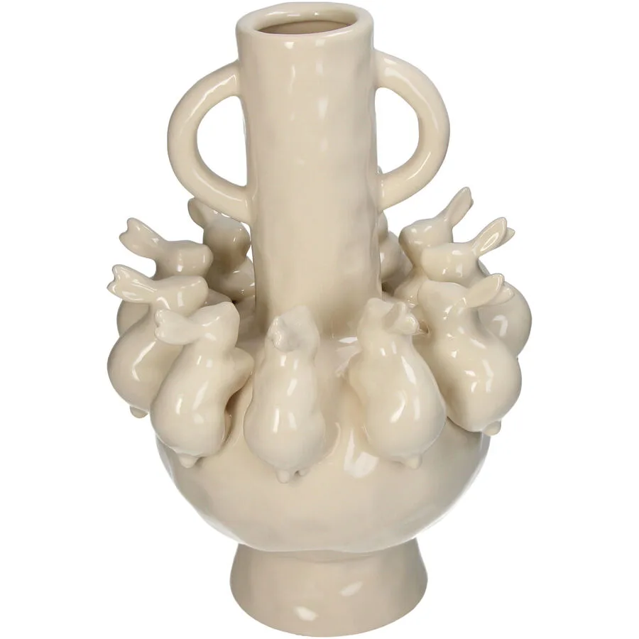 Vase Myko Weiss Steingut 35.3 cm